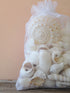 Premium White Seashell Organza Gift Bag